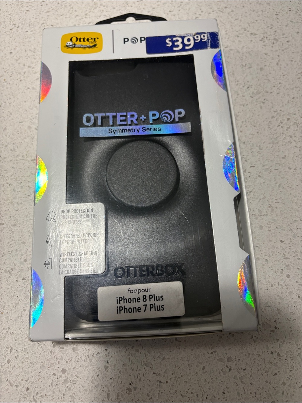 OtterBox Otter + Pop Symmetry Series Case in Black